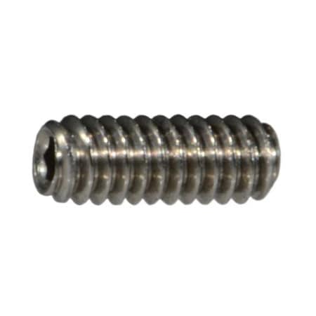 Midwest Fastener #0-80 x 5/32" 18-8 Stainless Steel Fine Thread Hex Socket Headless Set Screws 1 12PK 930683